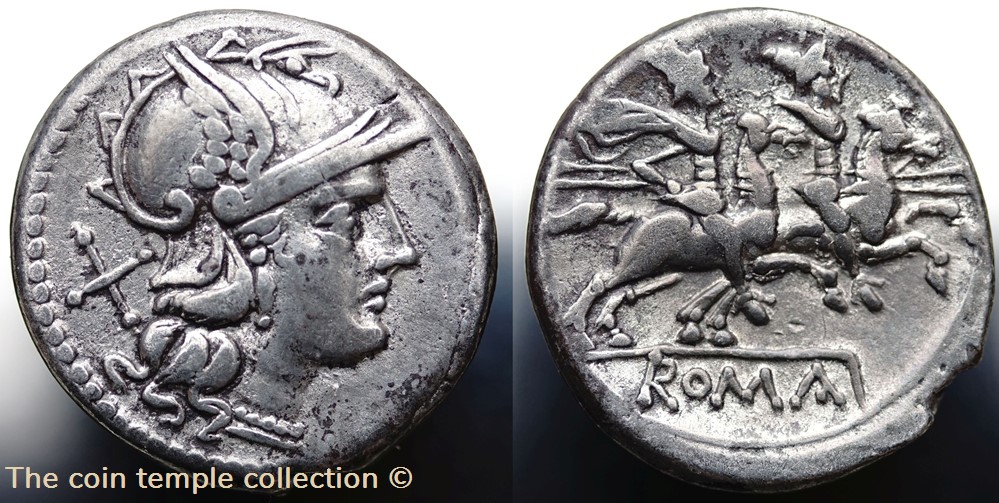 munzen antike bis romische imperial und republik crawford 198 1 2 anonym denar 157 156 rom