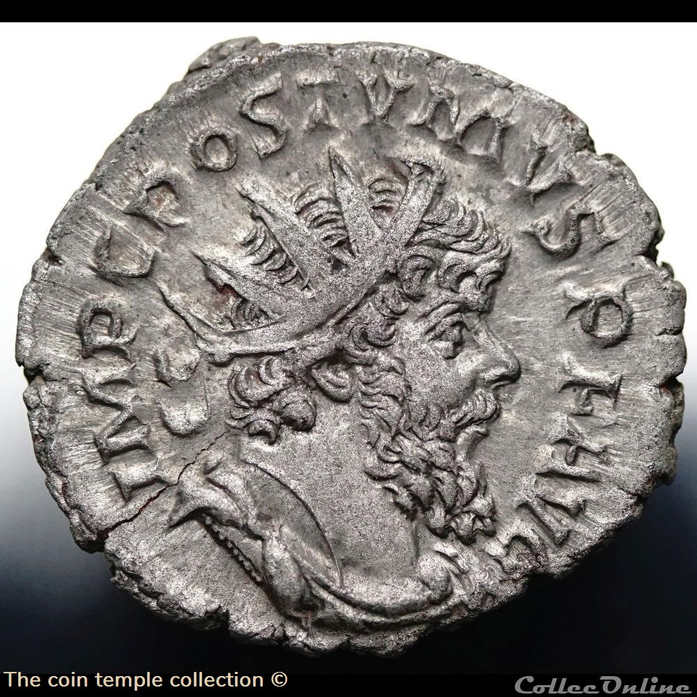 Antoninian Postumus RIC 299 2 munzen antike bis romische imperial und republik antoninian postumus ric 299