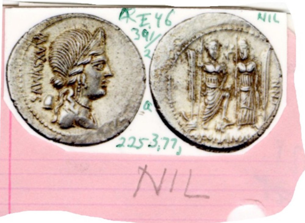 Crawford 391/3, C.EGNATIVS CN.F CN.N MAXSVMVS (C. Egnatius Maximus) Denar, 75 BC munzen antike bis romische imperial und republik crawford 391 3 c egnativs cn f cn n maxsvmvs c egnatius maximus denar 75 bc