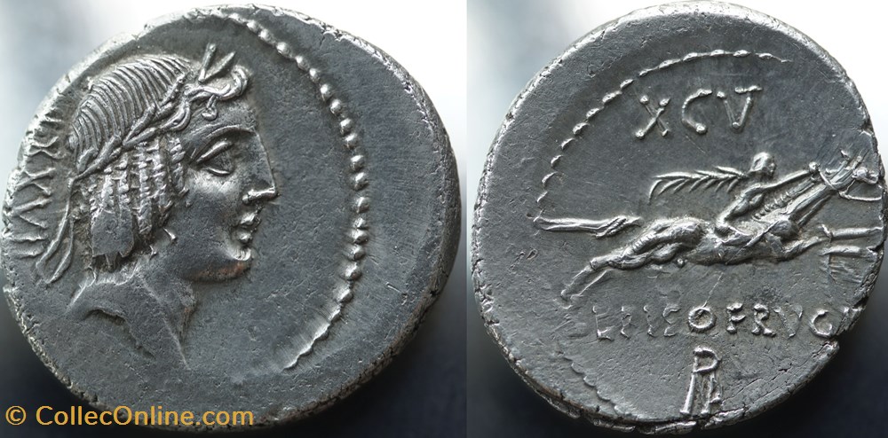 Crawford 340/1 L.PISO L.F.L.N.FRVGI (L.Calpurnius Piso Frugi), Denar, Rom munzen antike bis romische imperial und republik crawford 340 1 l piso l f l n frvgi l calpurnius piso frugi denar rom