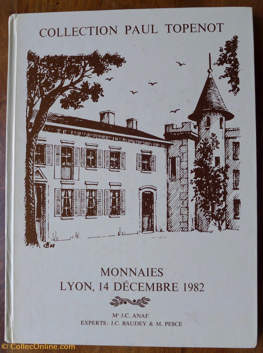 monnaies livres ouvrages collection paul topenot vente aux encheres du 14 12 1982