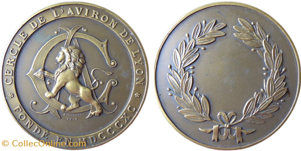 medailles cercle de aviron de lyon