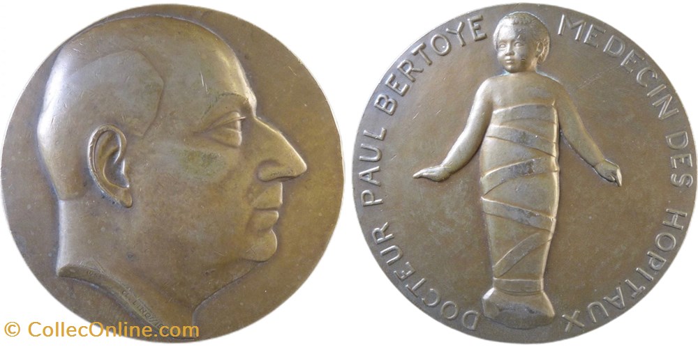 medailles docteur paul bertoye par linossier 1953