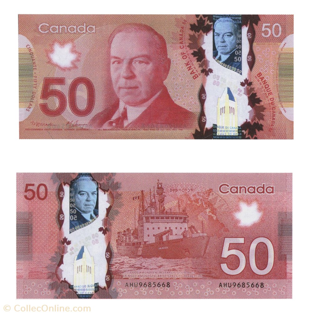 Billet de 50 dollars 2012 - Banknotes - North America - Canada