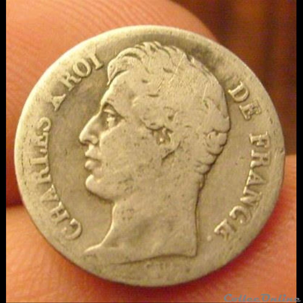1/2 franc Charles X 1829 D monnaie france moderne 1 2 franc charles x 1829 d