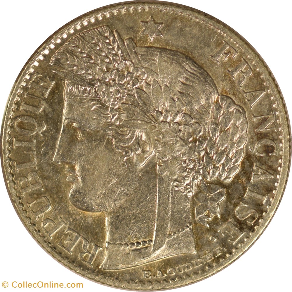 50 centimes Cérès 1887 A monnaies monde france 50 centimes ceres 1887 a