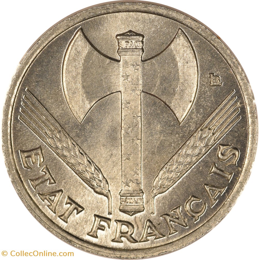 50 centimes Francisque 1944 monnaies monde france 50 centimes francisque 1944