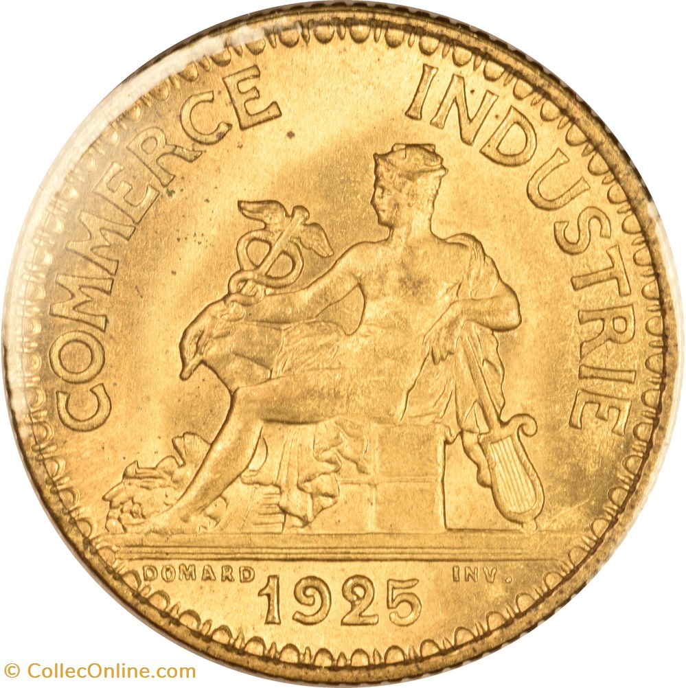 1 franc Chambres de Commerce 1925 monnaies monde france 1 franc chambres de commerce 1925