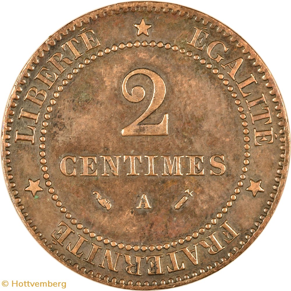 monnaies monde france 1 centime ceres 1883 a