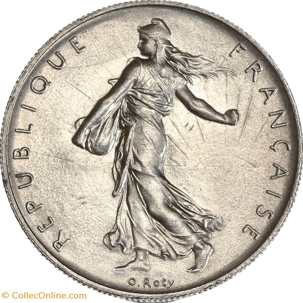 monnaies monde france 1 franc semeuse 1960 grand zero unc