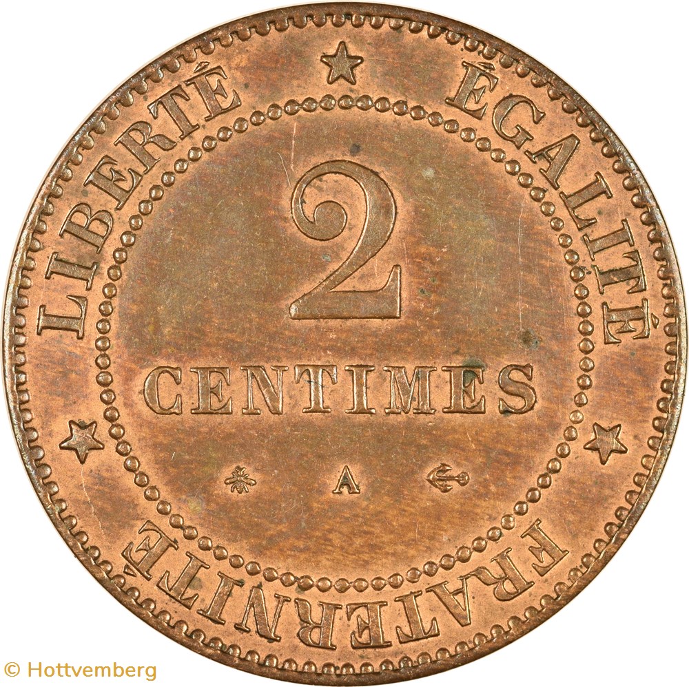 1 centime Cérès 1878 A monnaies monde france 1 centime ceres 1878 a