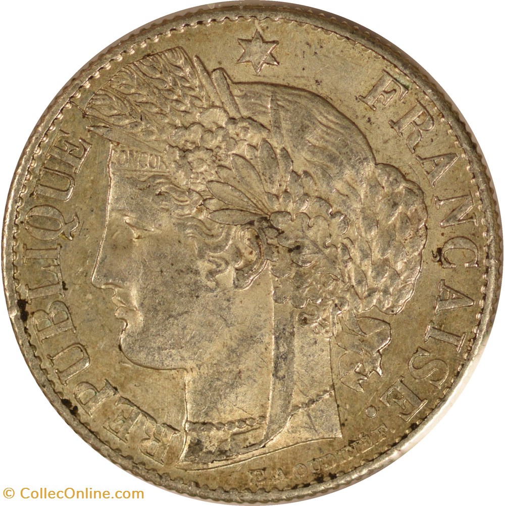 50 centimes Cérès 1895 A monnaies monde france 50 centimes ceres 1895 a
