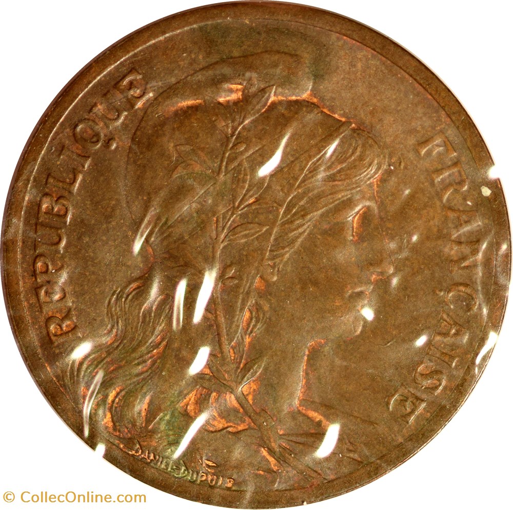 5 centimes Daniel-Dupuis 1900 monnaies monde france 5 centimes daniel dupuis 1900