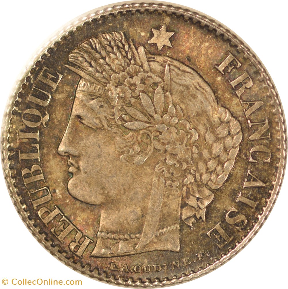 20 centimes Cérès 1851 A monnaies monde france 20 centimes ceres 1851 a