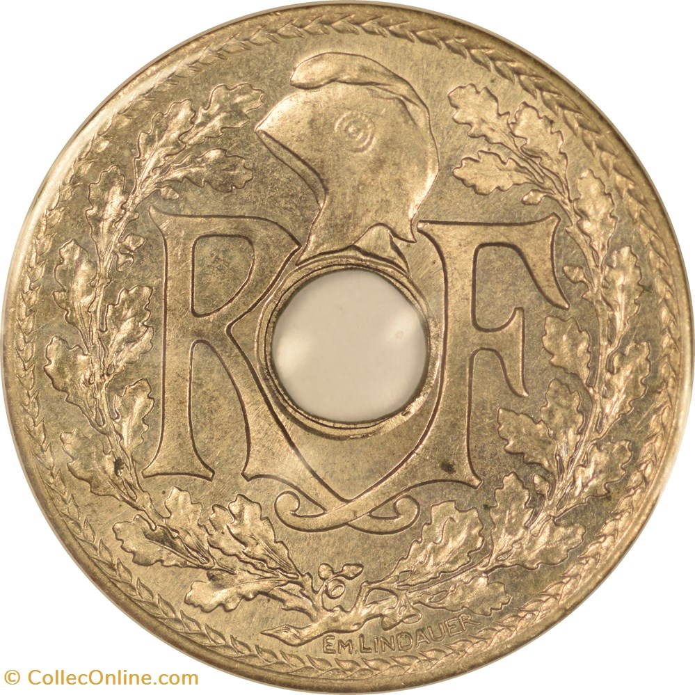 monnaies monde france 25 centimes lindauer 1939