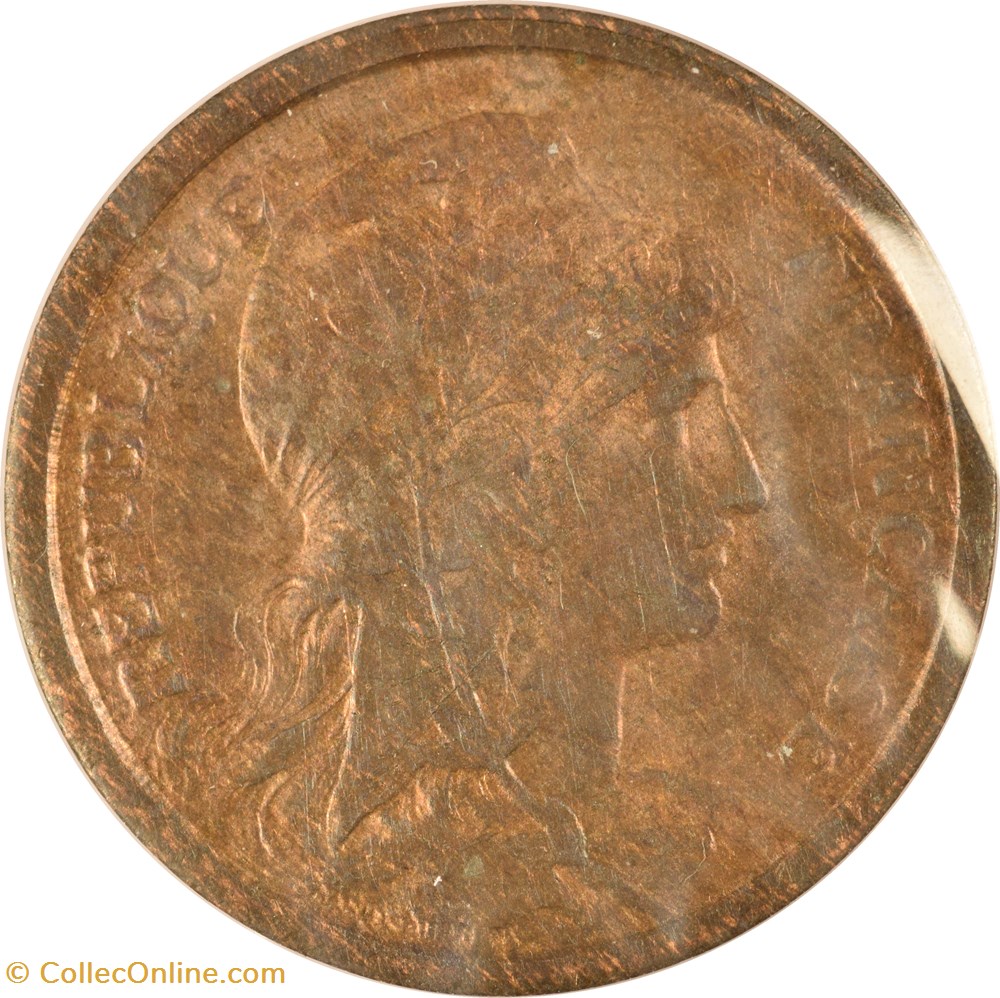 monnaies monde france 1 centime daniel dupuis 1914