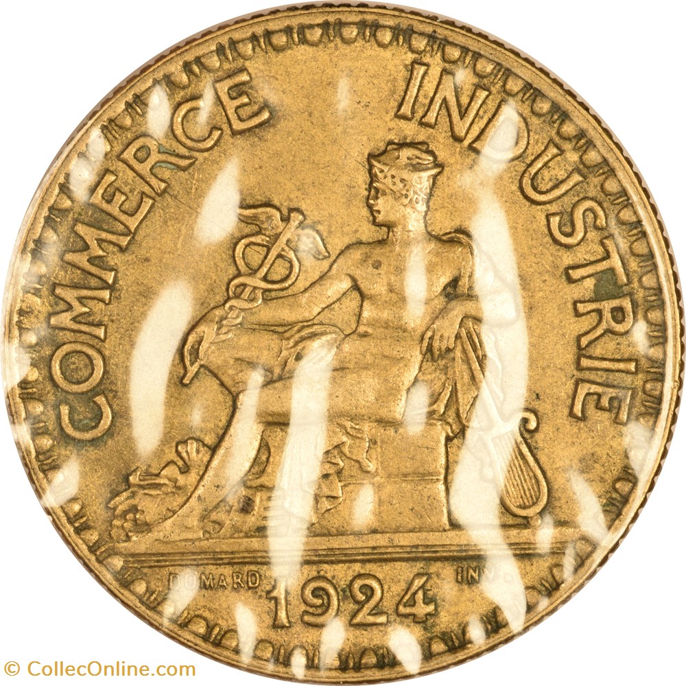 2 francs Chambres de Commerce 1924 monnaies monde france 2 francs chambres de commerce 1924