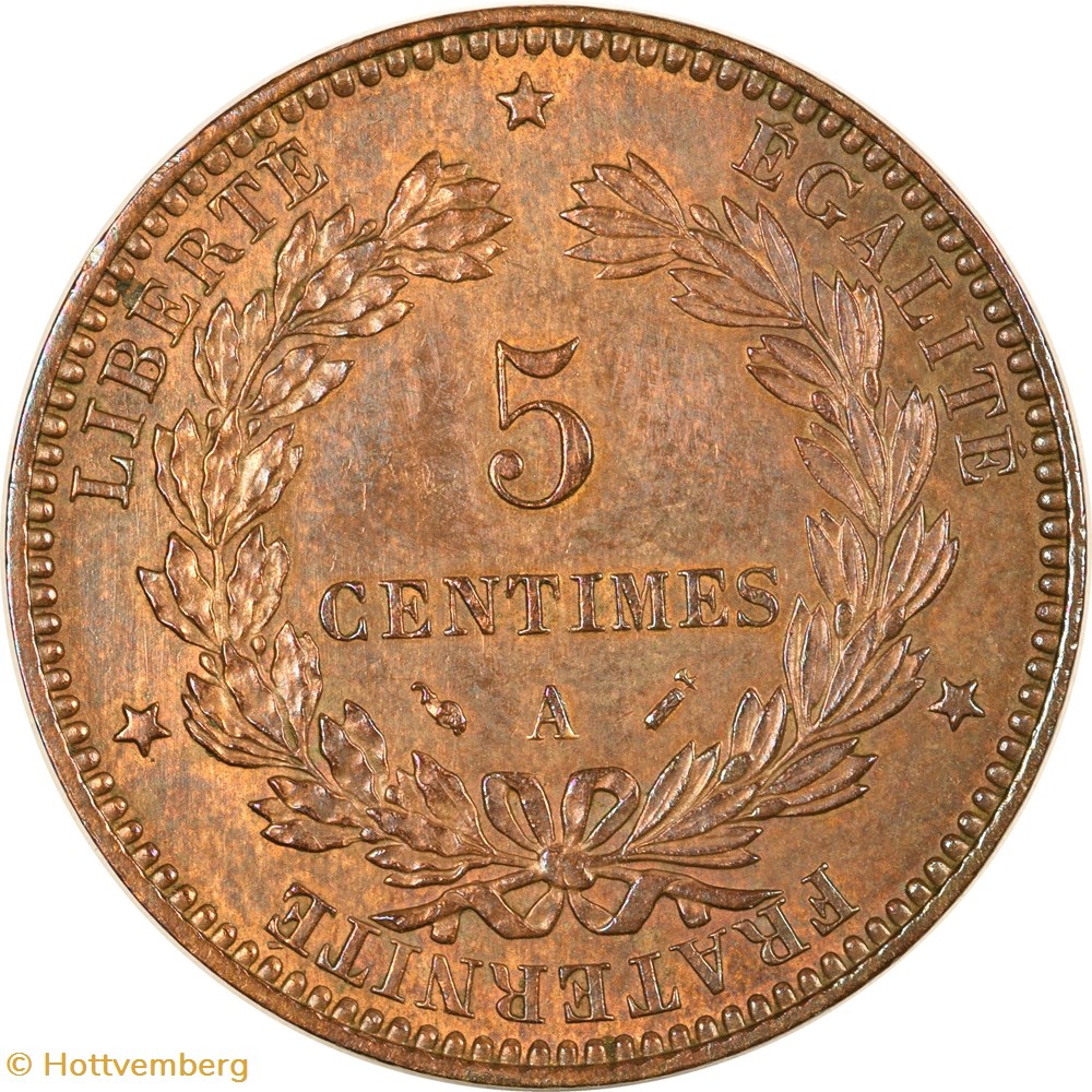 5 centimes Cérès 1896 A monnaies monde france 5 centimes ceres 1896 a