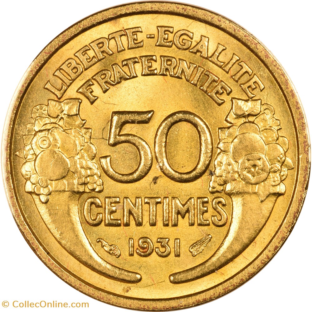 50 centimes Morlon 1931 monnaies monde france 50 centimes morlon 1931