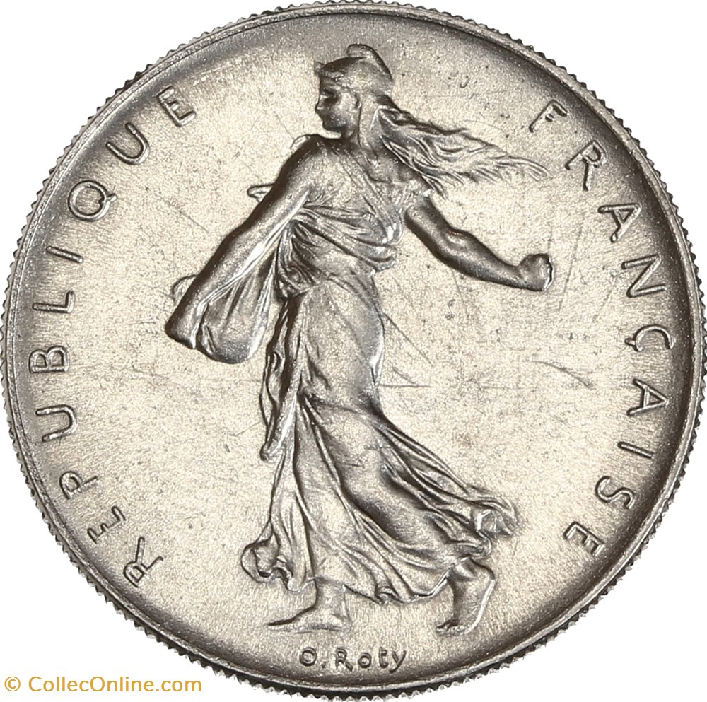 1 franc Semeuse 1960 (UNC) monnaies monde france 1 franc semeuse 1960 unc