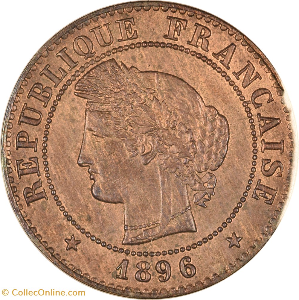 monnaies monde france 1 centime ceres 1896 a