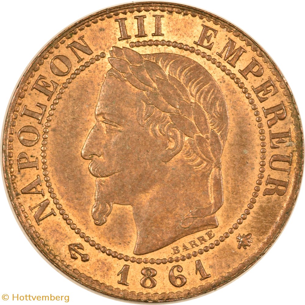 1 centime 1861 A monnaies monde france 1 centime 1861 a