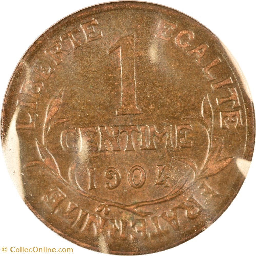 1 centime Daniel-Dupuis 1904 monnaies monde france 1 centime daniel dupuis 1904