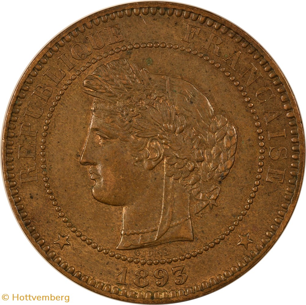 10 centimes Cérès 1893 A monnaies monde france 10 centimes ceres 1893 a