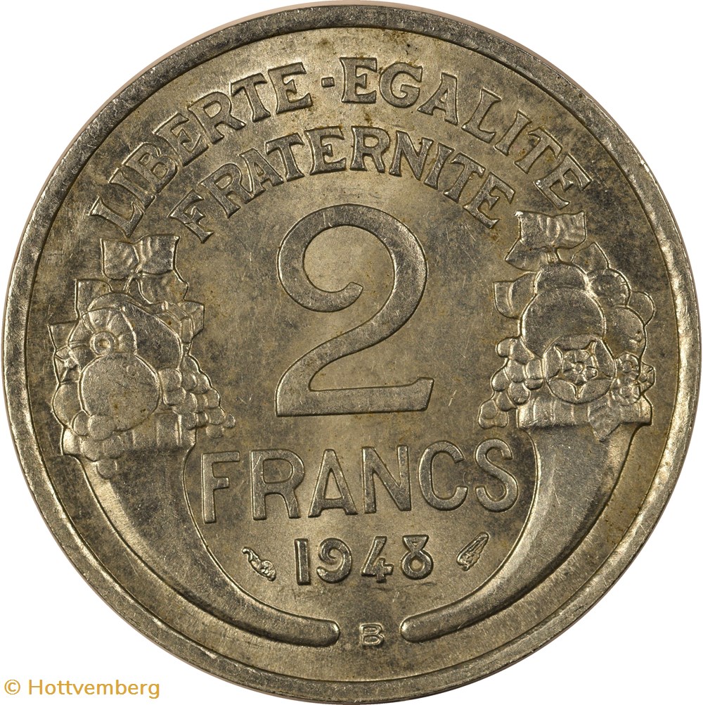 2 francs Morlon 1948 B monnaies monde france 2 francs morlon 1948 b