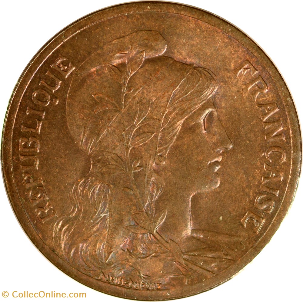 monnaies monde france 5 centimes daniel dupuis 1898