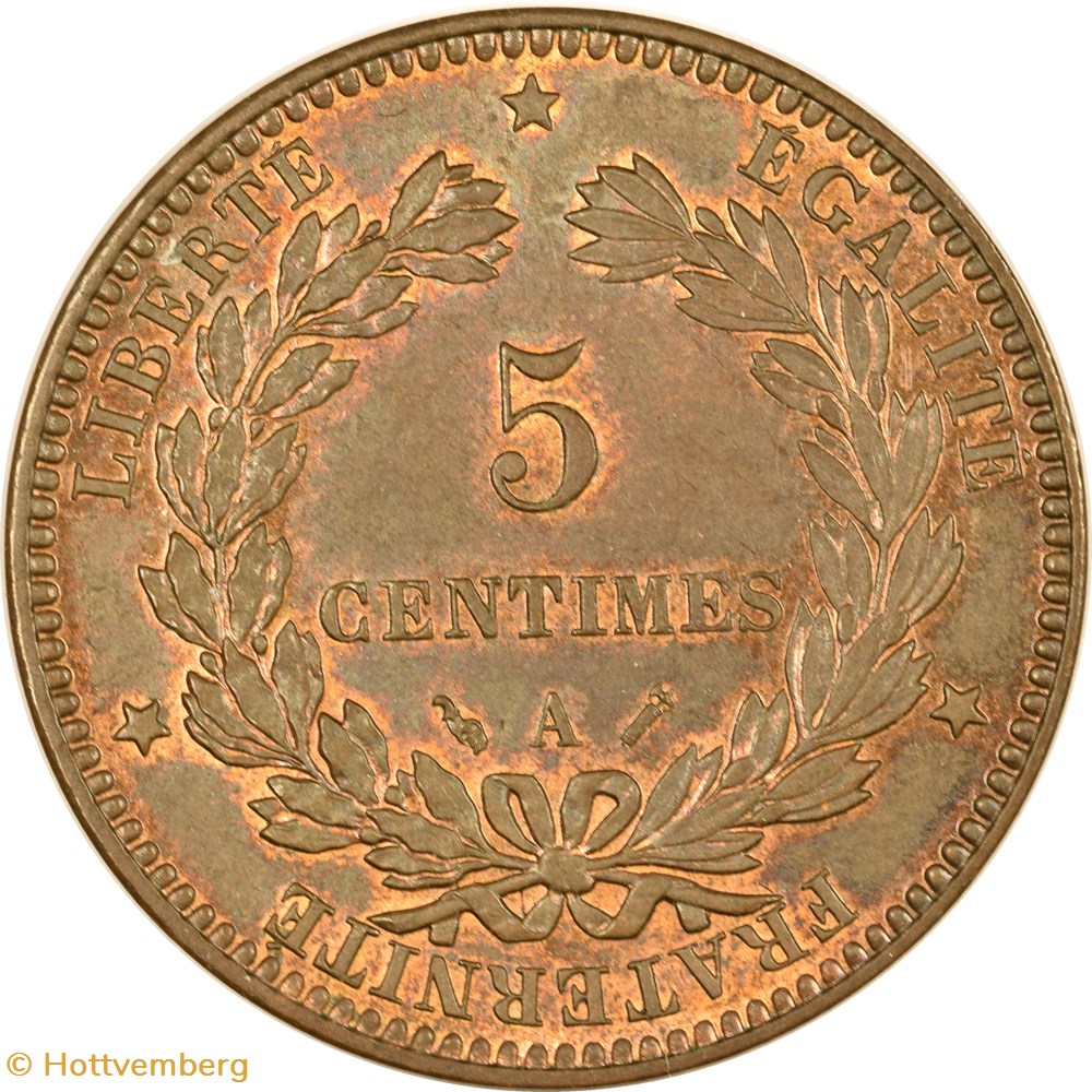 5 centimes Cérès 1891 A monnaies monde france 5 centimes ceres 1891 a