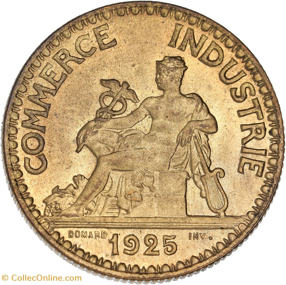 2 francs Chambres de Commerce 1925 2 monnaies monde france 2 francs chambres de commerce 1925