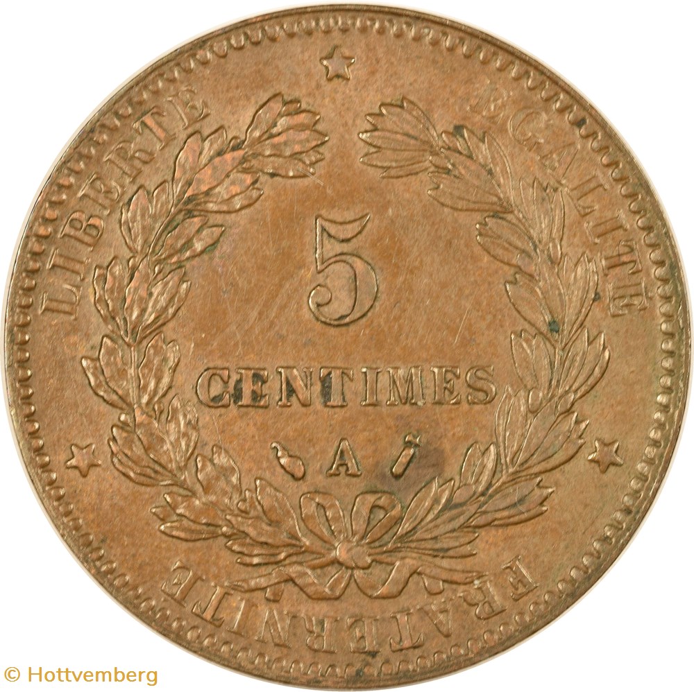 5 centimes Cérès 1888 A monnaies monde france 5 centimes ceres 1888 a