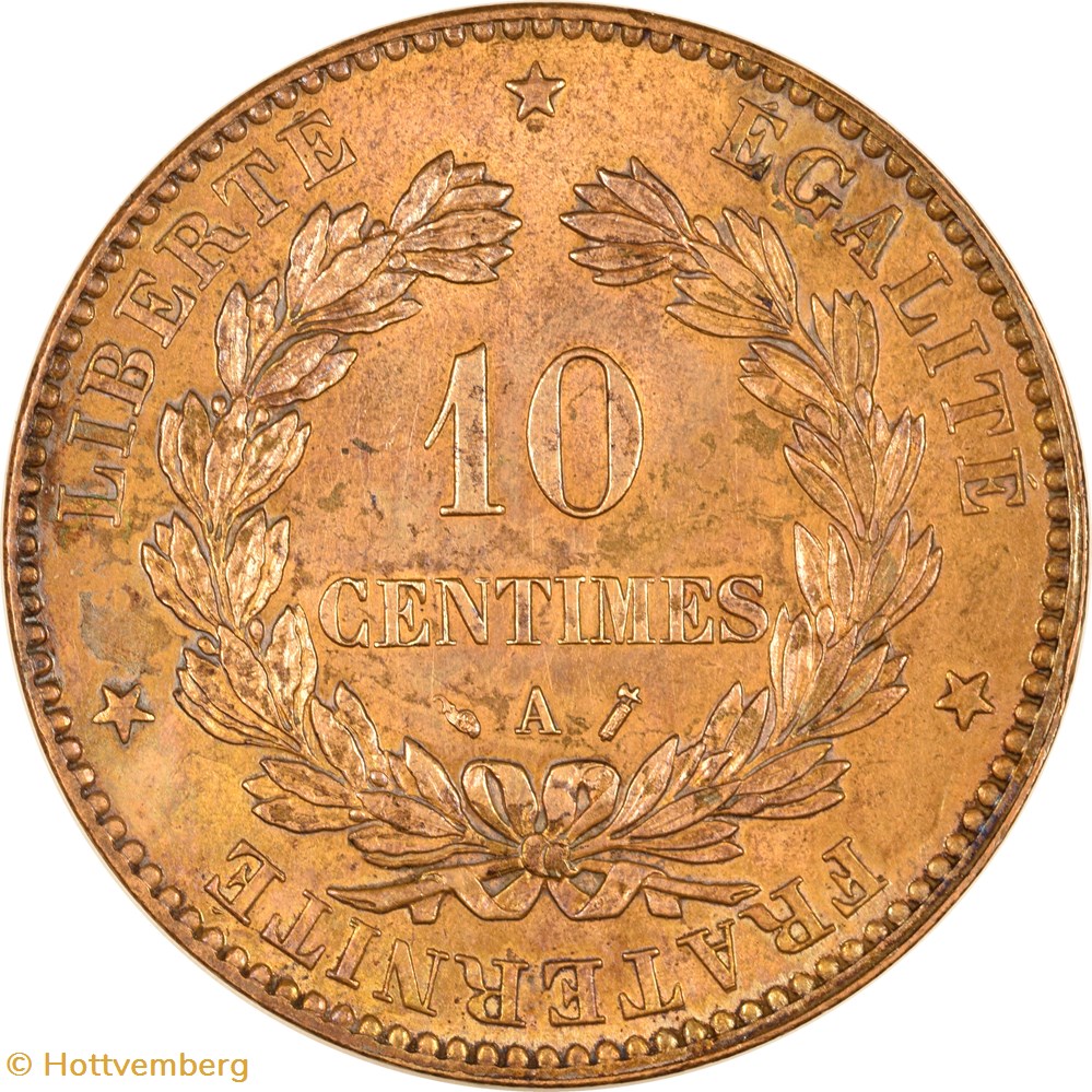 10 centimes Cérès 1889 A monnaies monde france 10 centimes ceres 1889 a