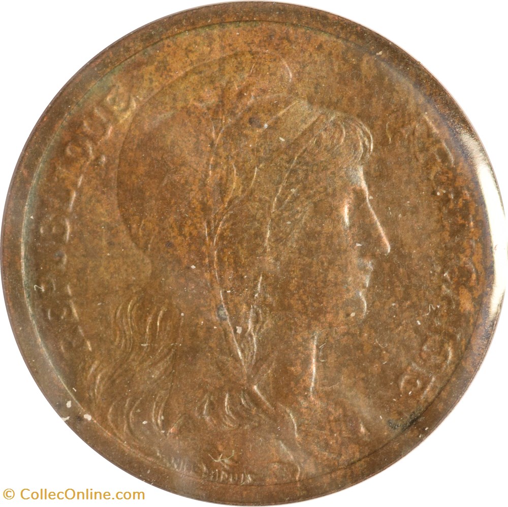 monnaies monde france 1 centime daniel dupuis 1899