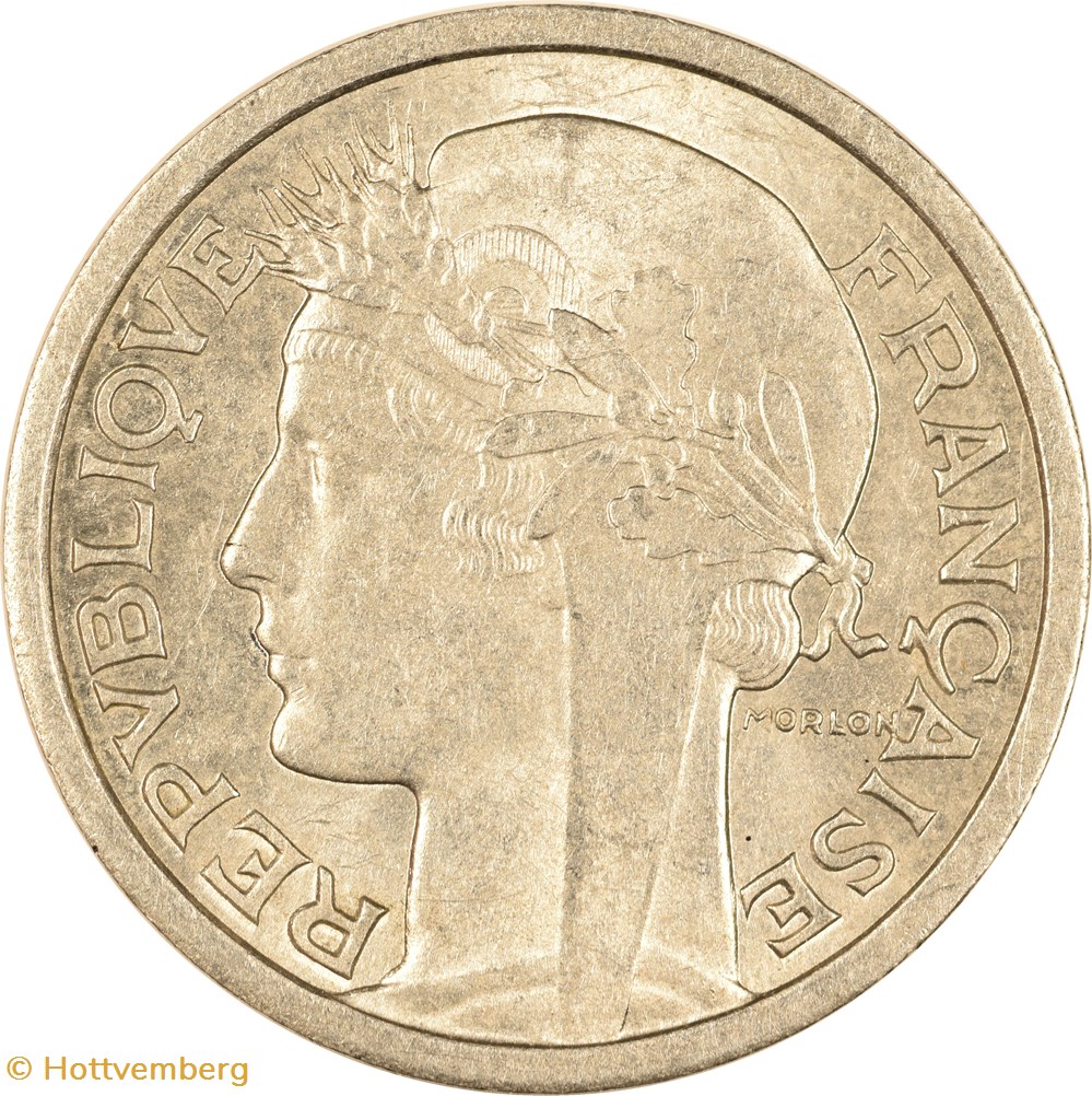 1 franc Morlon 1957 B monnaies monde france 1 franc morlon 1957 b