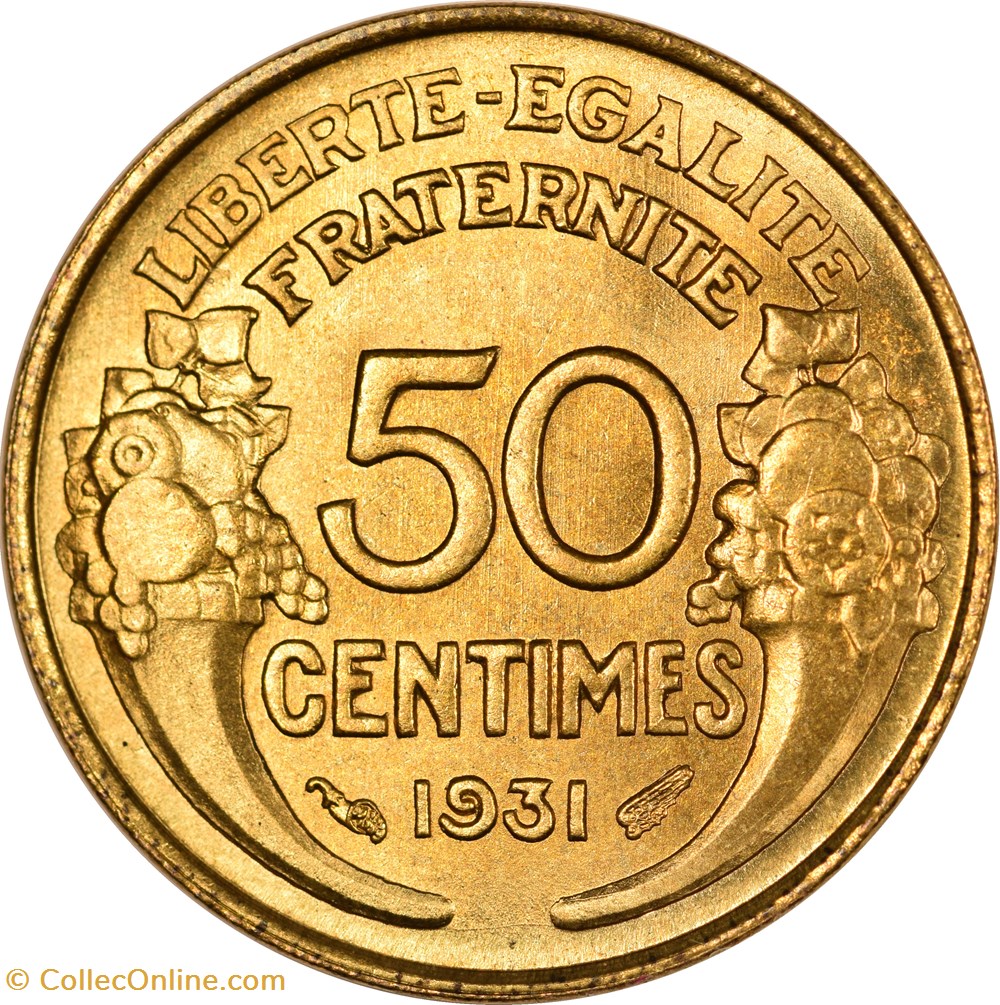 50 centimes Morlon 1931 monnaies monde france 50 centimes morlon 1931