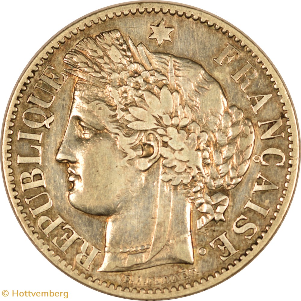 2 francs Cérès 1894 A monnaies monde france 2 francs ceres 1894 a
