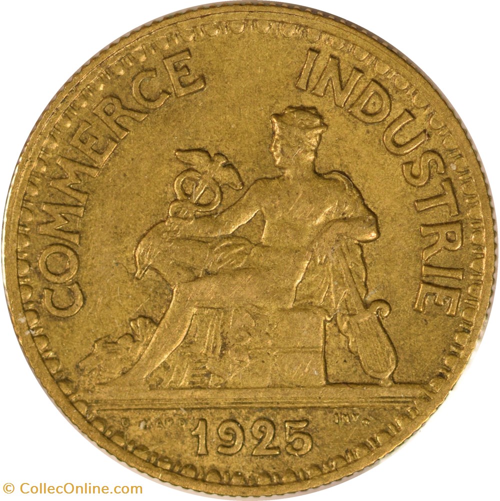 monnaies monde france 50 centimes chambres de commerce 1925