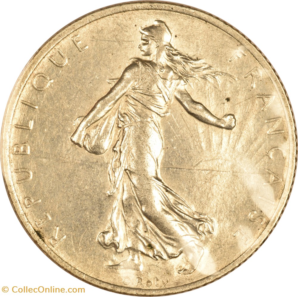 monnaies monde france 2 francs semeuse 1917