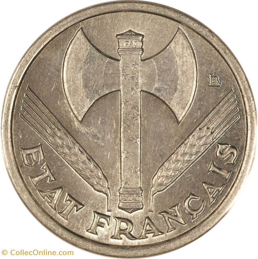 50 centimes Francisque 1942 monnaies monde france 50 centimes francisque 1942