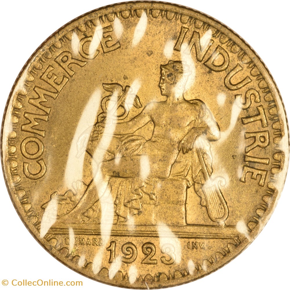monnaies monde france 2 francs chambres de commerce 1923