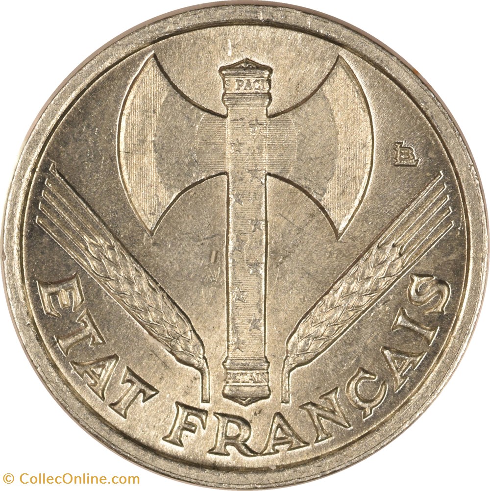 50 centimes Francisque 1943 monnaies monde france 50 centimes francisque 1943