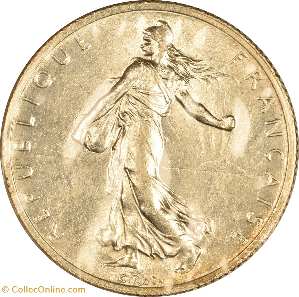 2 francs Semeuse 1919 monnaies monde france 2 francs semeuse 1919