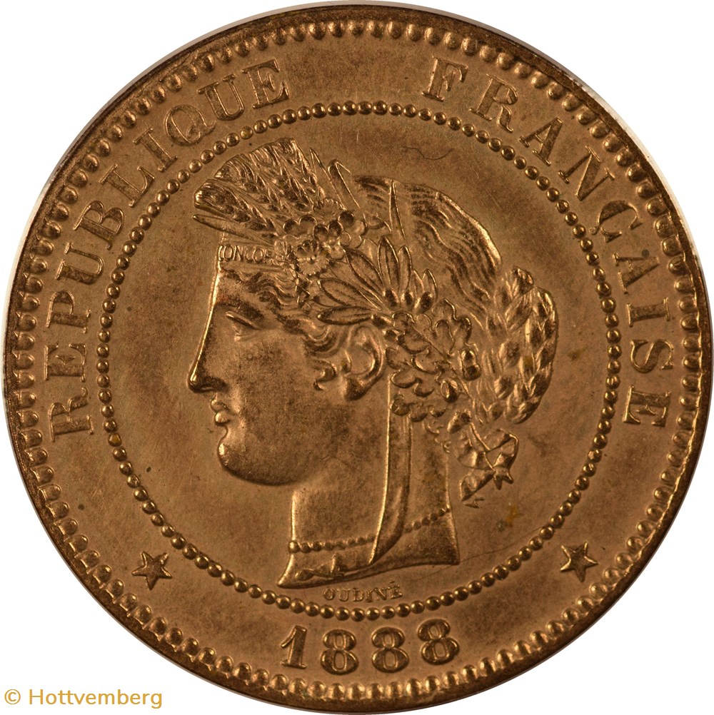 10 centimes Cérès 1888 A monnaies monde france 10 centimes ceres 1888 a