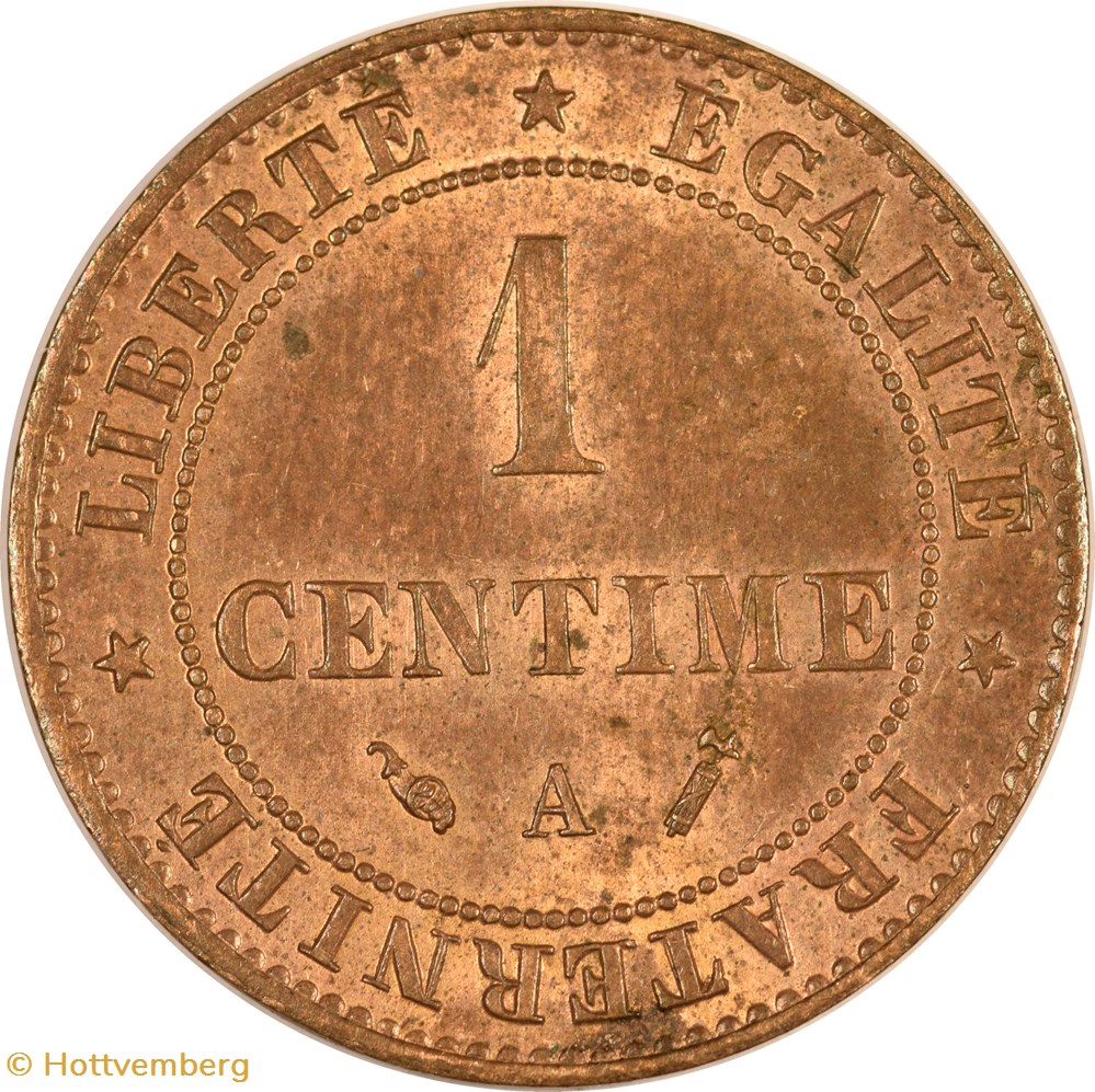 1 centime Cérès 1895 A monnaies monde france 1 centime ceres 1895 a
