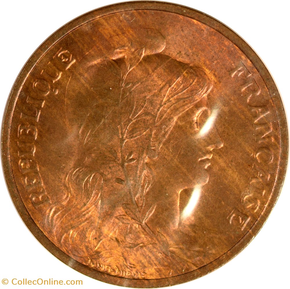 monnaies monde france 5 centimes daniel dupuis 1914