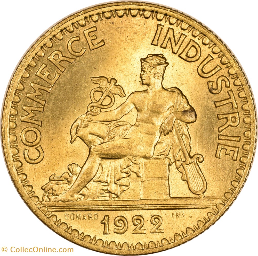 2 francs Chambres de Commerce 1922 4 monnaies monde france 2 francs chambres de commerce 1922