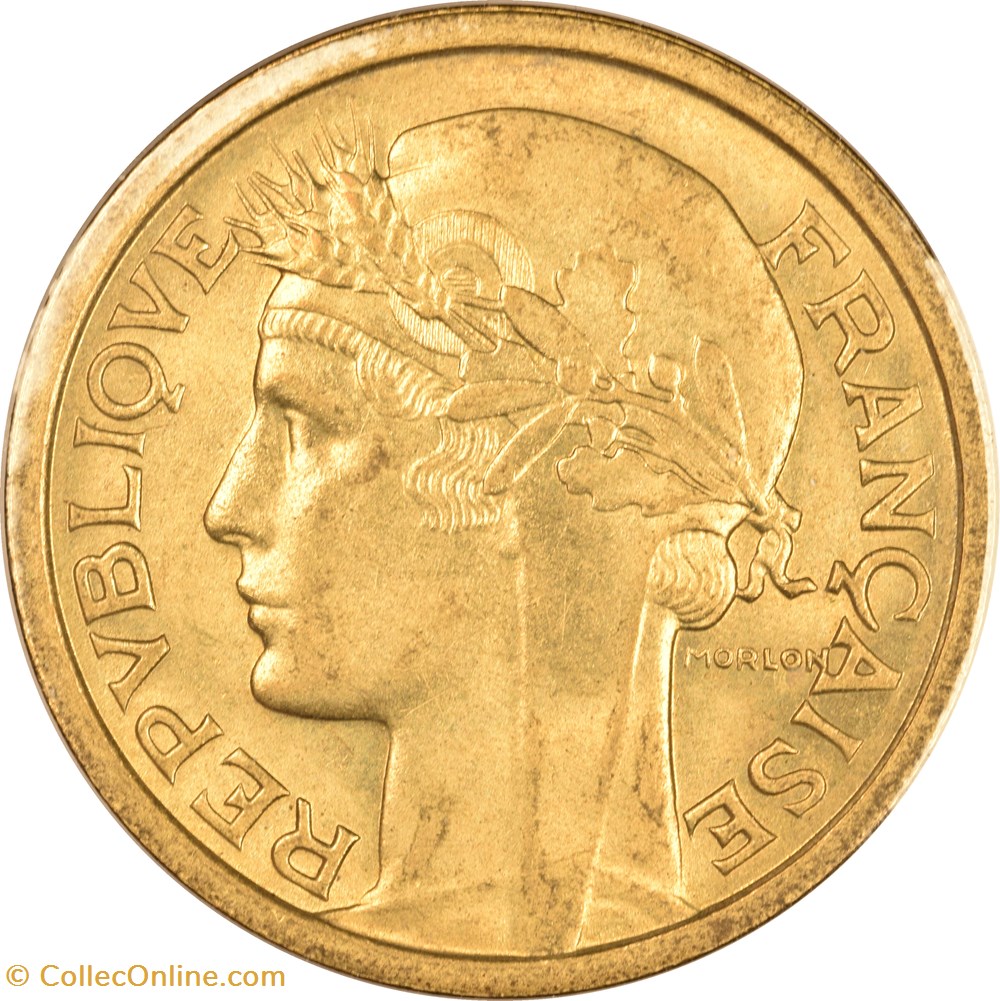 1 franc Morlon 1938 monnaies monde france 1 franc morlon 1938