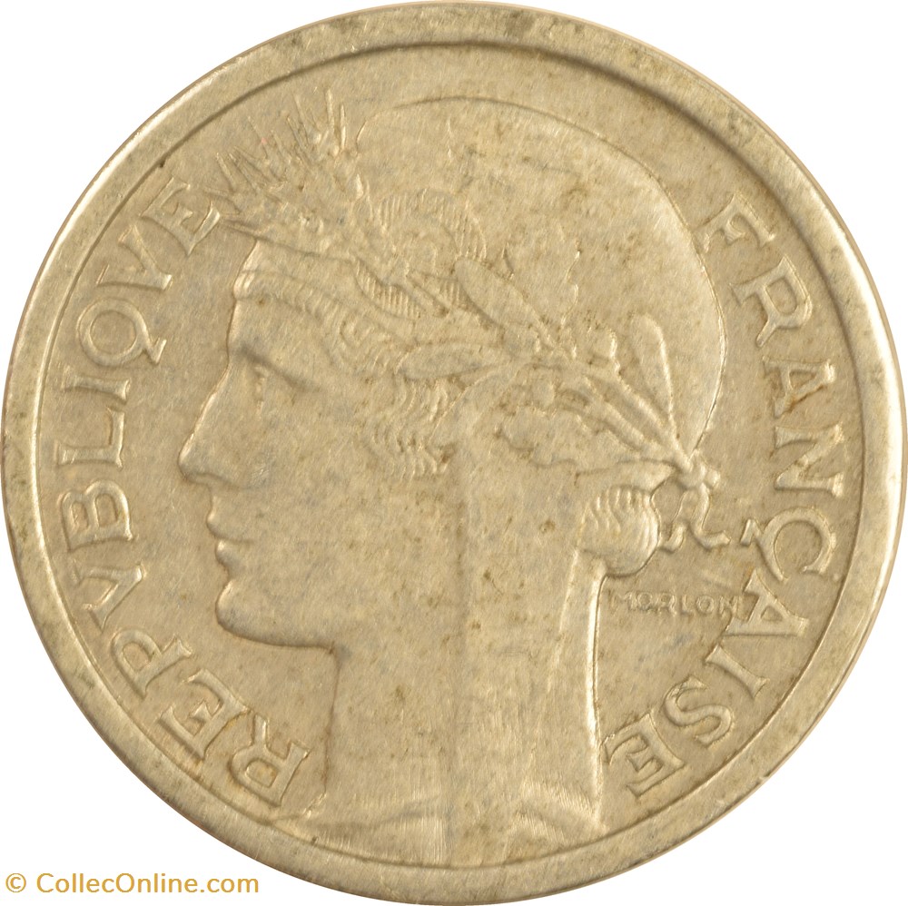 1 franc Morlon 1944 monnaies monde france 1 franc morlon 1944